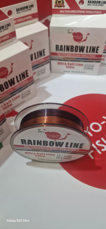 Rainbow  line multicolor  300 mt. New 2024